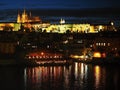 Magical and charming Prague in the evening full of romantic atmosphere